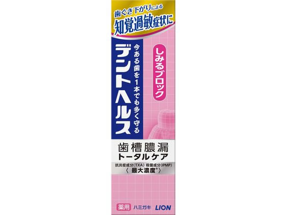 ライオン デントヘルス 薬用ハミガキしみるブロック 85g