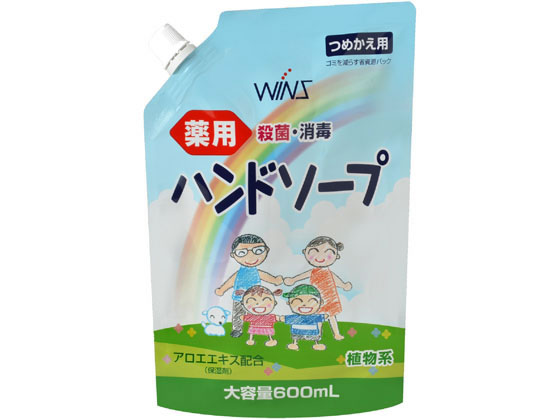 日本合成洗剤 ウインズ 薬用ハンドソープ 大容量 替 600mL