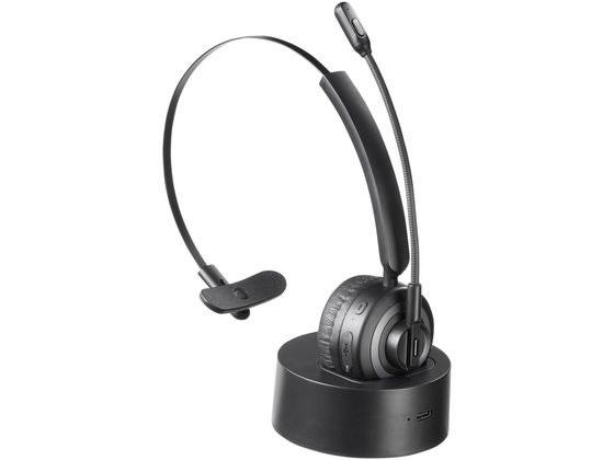 サンワサプライ Bluetoothヘッドセットノイズキャンセル MM-BTMH66BK