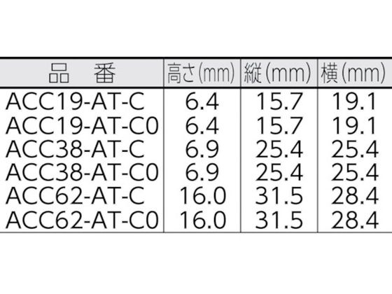 パンドウイット 固定具 コードクリップ アクリル系粘着テープ付耐候性黒100個入 ACC38-AT-C0