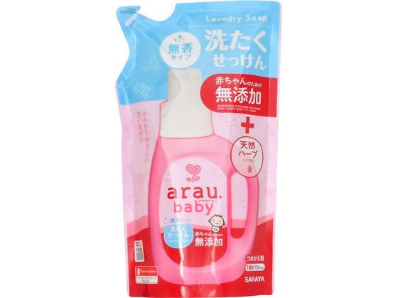 サラヤ アラウ.ベビー洗たくせっけん 無香タイプ 詰替用 720mL