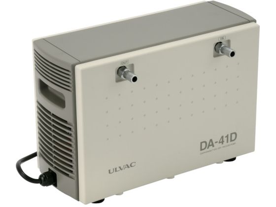 ULVAC 単相100V ダイアフラム型ドライ真空ポンプ 全幅157mm DA-41D