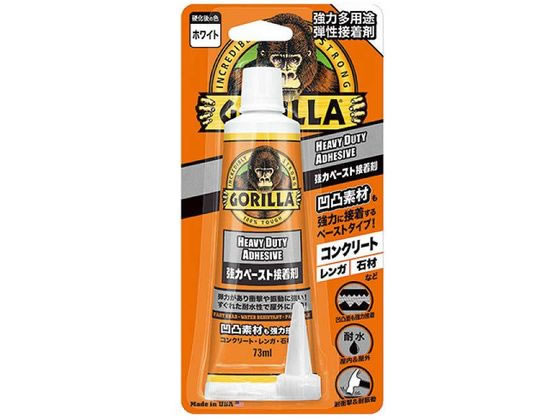 呉工業 強力多用途弾性接着剤 ゴリラ 強力ペースト 73ml 白