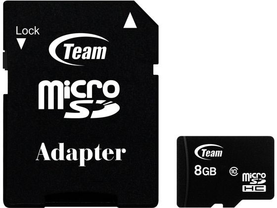 TEAM microSDHCJ[h 8GB C10 TG008G0MC28A
