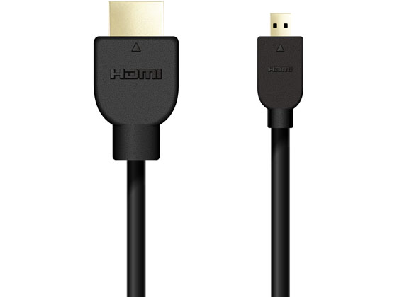 エレコム イーサネット対応HDMI-Microケーブル 1m DH-HD14EU10BK