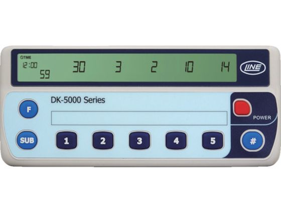 ライン精機 電子数取器 5連式 DK-5005B