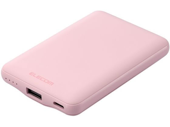 エレコム モバイルバッテリー 5000mAh 薄型 DE-C45-5000PN