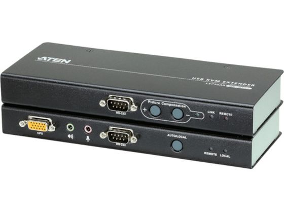 ATEN KVMエクステンダー USB／VGA／オーディオ／カテゴリ5e