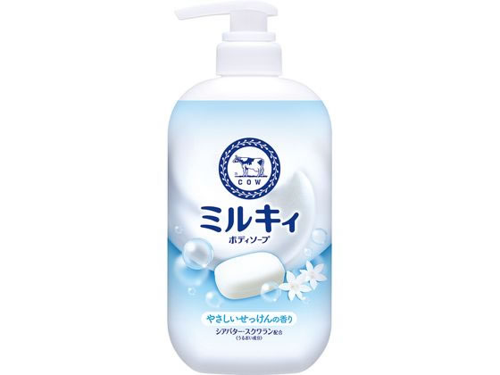 牛乳石鹸 ミルキィボディソープ せっけんの香り ポンプ 500mL