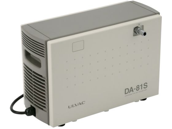 ULVAC 単相100V ダイアフラム型ドライ真空ポンプ 全幅181mm DA-81S