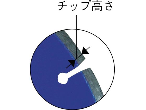 エビ ダイヤモンドカッター 切っ太郎(乾式) セグメントタイプ 305mm穴