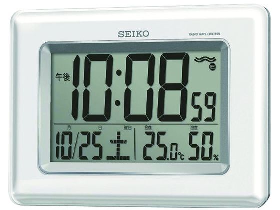 SEIKO 温湿度計付き掛置兼用電波時計 SQ424W