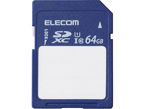 エレコム SDカード 64GB ラベル MF-FS064GU11C