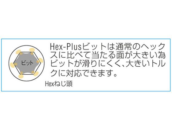 エスコ [Hex-Plus] ビットソケット 1／4