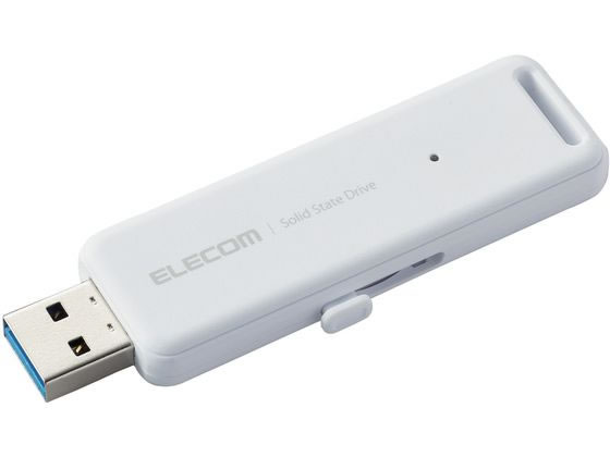 エレコム 外付けSSD 250GB USB3.2 ホワイト ESD-EMB0250GWH