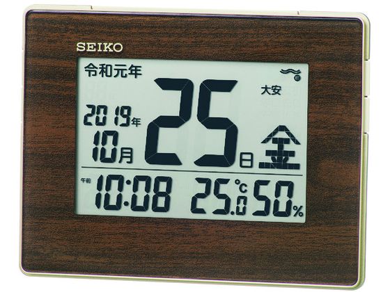 SEIKO 和暦表示付き電波時計 SQ442B