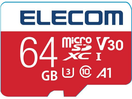 エレコム MicroSDXCカード 64GB 80MB s MF-EGM064GU13V3