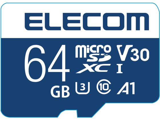 エレコム MicroSDXCカード 64GB データ復旧 MF-EMR064GU13V3