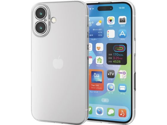 エレコム iPhone16 ソフトケース 極限保護 クリア PM-A24AUCTKCR