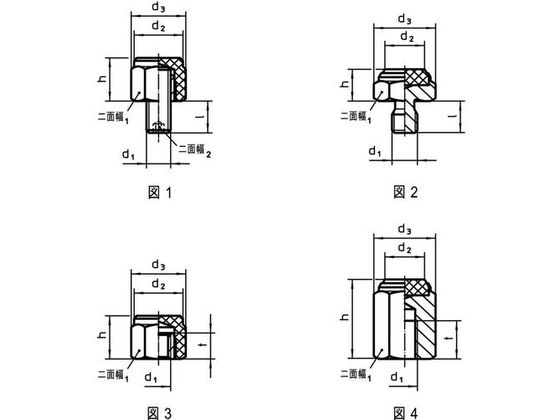 HALDER 台座ピン プラスティックコーティング 22691.0222