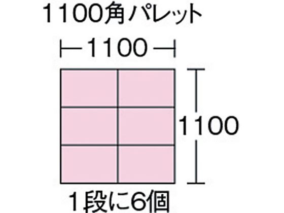 サンコー ボックス型コンテナー 202354 サンボックス#36B 赤 SK-36B-RE