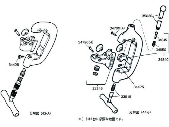 RIDGID C-508-X ハウジング F／44-S 33345