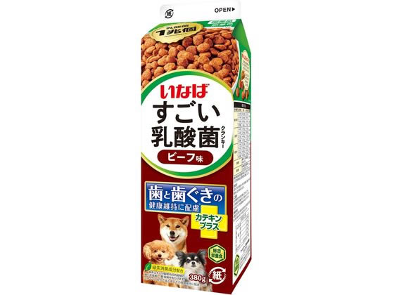 いなばペットフード すごい乳酸菌 Cカテキン ビーフ味380g