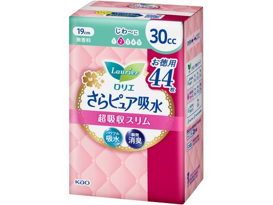 KAO ロリエ さらピュア吸水 超吸収スリム 30cc 44枚