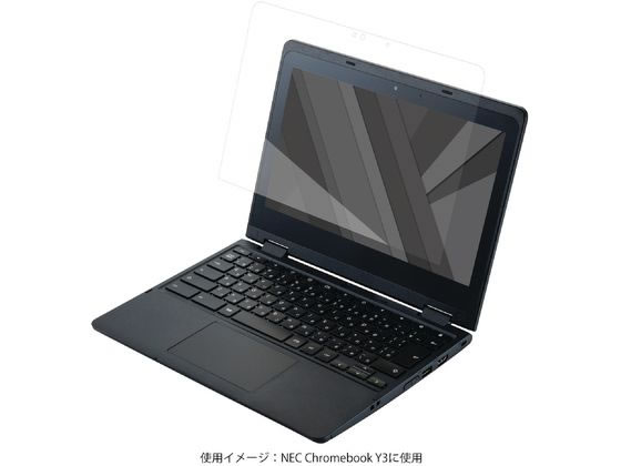 エレコム NEC Chromebook Y3 液晶ガラスフィルム EF-CBNE03FLGG