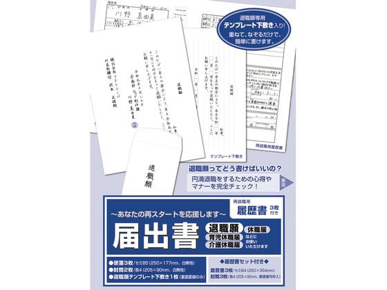 ササガワ 届出書 履歴書付 44-501