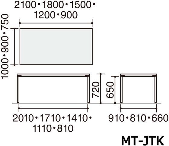 コクヨ JUTO W1500×D750 スクエア角 BR 角黒脚 アジャスター MT