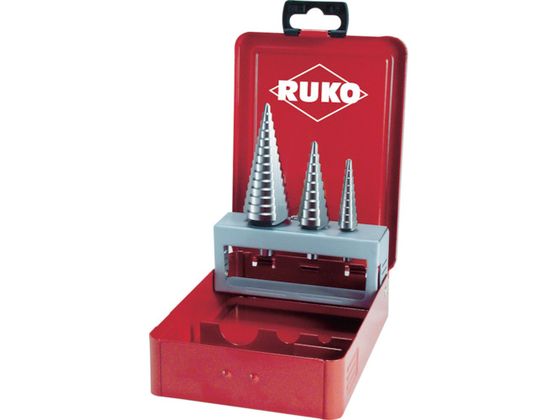 RUKO 3枚刃ステップドリル 3本組セット 101326 7660171が26,774円