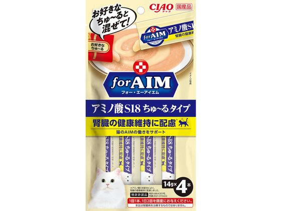 いなばペットフード AIMアミノ酸S18ちゅーる 14g×4本