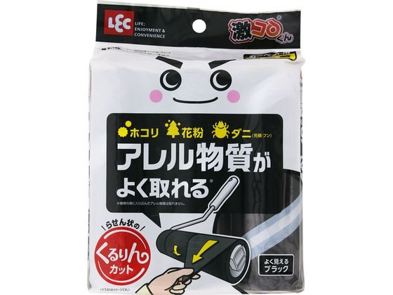 レック 激コロ くるりんカット 強粘 90周 スペア ブラック 3巻