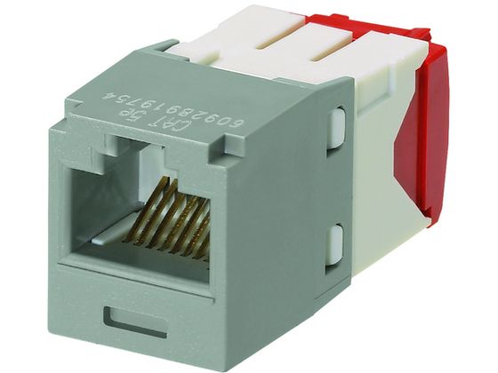 パンドウイット カテゴリ5E RJ45モジュラージャック UTP TG ライトグレー