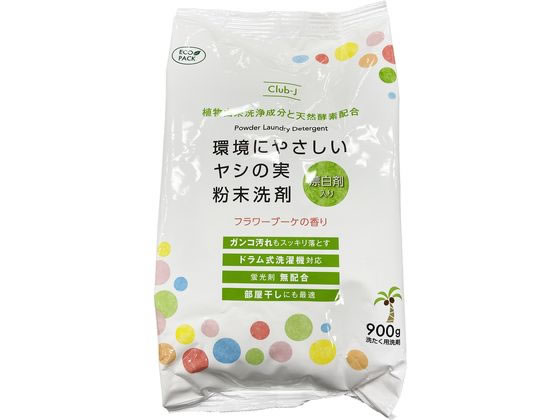 ジーエバー 環境にやさしいヤシの実粉末洗剤漂白剤入り900G