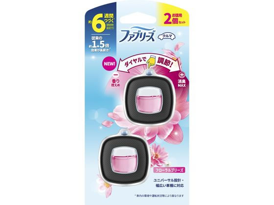 P & G ファブリーズ クルマ イージークリップ フローラルブリーズ 2個