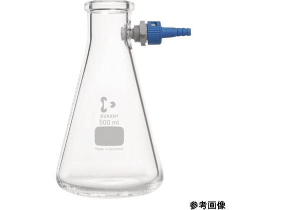 アズワン 吸引ろ過瓶 PBT製チューブコネクター付 丸型 3000mL 211946854 4-3830-06