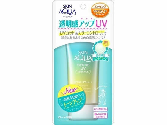 ロート製薬 スキンアクア トーンアップUV エッセンス ミントグリーン