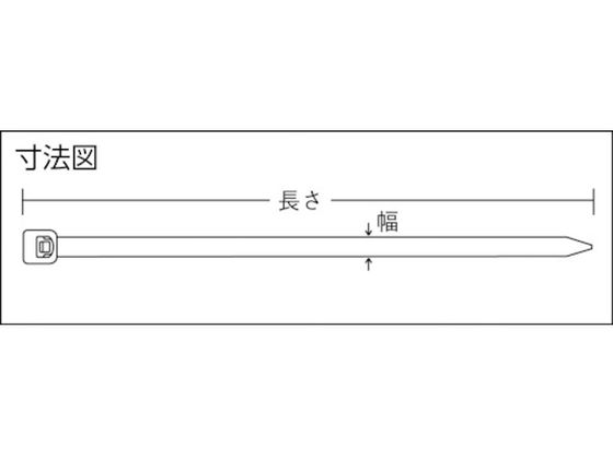 パンドウイット ナイロン結束バンド 耐候性黒 幅4.8×長さ394 (1000本入) PLT4.5S-M0