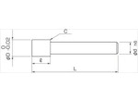 NS アルミ用ロングシャンクEM(アンダーシャンク) AL-3LS Φ5 AL-3LS 5