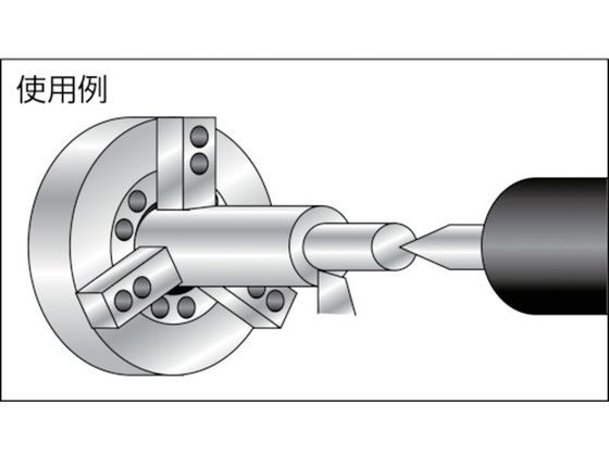 TRUSCO レースセンター超硬付 MT2 チップ径14mm TRSP-2-14 3290344が