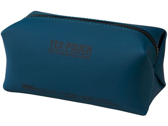 キングジム TEX-POUCH BOX ネイビー TXP500-NV