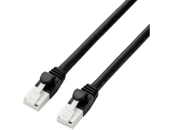 エレコム Cat6A準拠LANケーブル 2m ツメ折れ防止