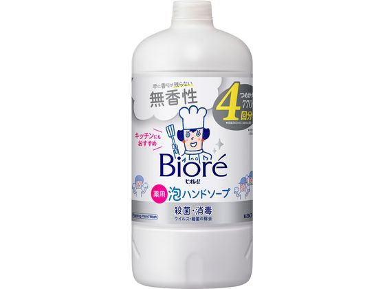 KAO ビオレu 泡ハンドソープ 無香性 詰替用 770mL