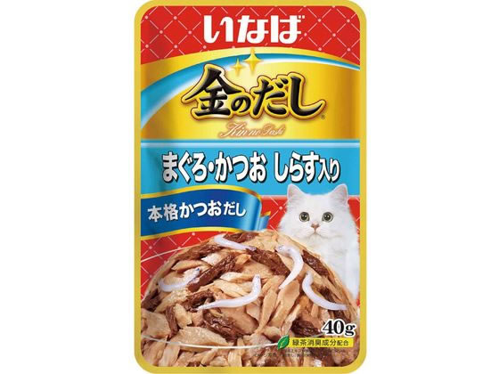 いなばペットフード 金のだしパウチ 鮪・鰹しらす40g