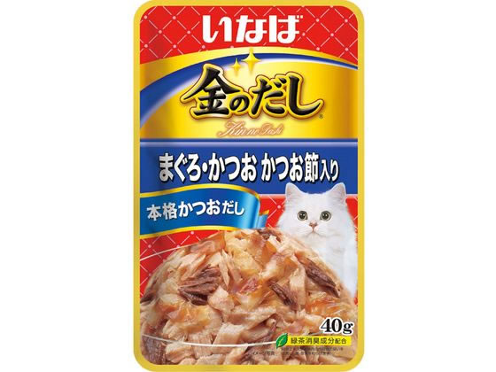 いなばペットフード 金のだしパウチ 鮪・鰹鰹節40g