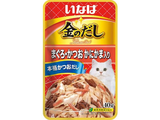 いなばペットフード 金のだしパウチ 鮪鰹かにかま40g