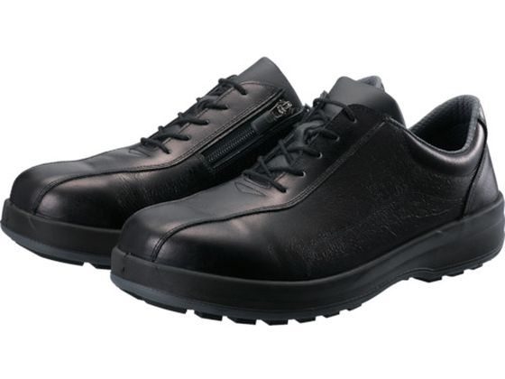 シモン 耐滑・軽量3層底安全短靴8512黒C付 26.0cm