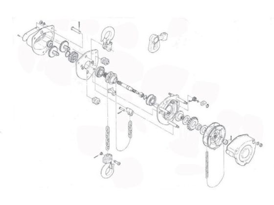 チェーンブロック キトーマイティM3形 CB010用部品 上フック1式 3901254が5,814円【ココデカウ】